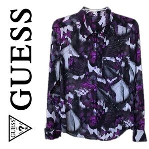 Guess Sheer Blouse (Size 4)